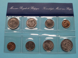 Koninklijke Munt Van België " 1979 " Monnaie Royale De La Belgique ( Zie / Voir SCANS Svp ) 8 Munten ! - FDC, BU, BE & Estuches