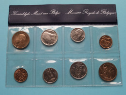 Koninklijke Munt Van België " 1980 " Monnaie Royale De La Belgique ( Zie / Voir SCANS Svp ) 8 Munten ! - FDC, BU, Proofs & Presentation Cases