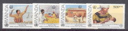 Rwanda 1992 COB 1392/95 Voedselvoorziening-Nutrition MNH-postfris-neuf - Unused Stamps