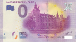 Vends Billet Souvenir Touristique 0€ France UEFZ Paris La Conciergerie 2017-1 - Otros & Sin Clasificación