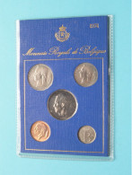 " 1974 " Monnaie Royale De Belgique ( Zie / Voir SCANS Svp ) 5 Munten ! - FDC, BU, Proofs & Presentation Cases