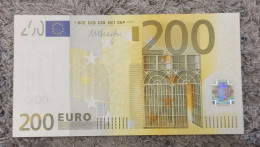 European Union  200 Euro Banknote 2002 Rare X Series Germany 200€ 2002 - 200 Euro