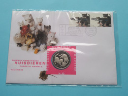 ECU Brief / Lettre / Letter N° 33 HUISDIEREN Animaux Domestiques Haustiere ( Zie / Voir SCANS Svp ) 1998 ! - Monete Commerciali