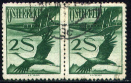 AUSTRIA, PAIR, NO. C28 - Used Stamps