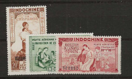 1942 MNH Kouang-Tcheou Poste Arienne Yvert 1-3 Postfris** - Nuovi