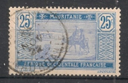 MAURITANIE - 1913-19 - N°YT. 24 - Méharistes 25c - Oblitéré / Used - Oblitérés