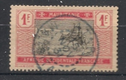 MAURITANIE - 1913-19 - N°YT. 31 - Méharistes 1f - Oblitéré / Used - Oblitérés