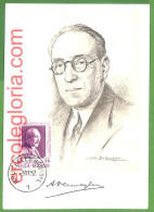 30242 - Belgium -   MAXIMUM CARD - Literature - 1952 - 1951-1960