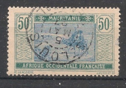 MAURITANIE - 1922-26 - N°YT. 46 - Méharistes 50c - Oblitéré / Used - Gebraucht