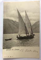 BARQUE DU LEMAN - G.L.M. N°16 - Annotée 1909 - Rousseurs Au Dos - Lago Lemán