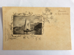 SOUVENIR DU LAC LEMAN - H. Guggenheim &C°  N°4151 - Meer Van Genève