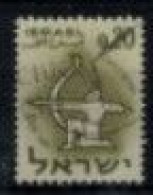 Israël - "Signe Du Zodiaque : Sagittaire" - Oblitéré N° 194 De 1961 - Usados (sin Tab)