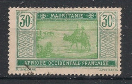 MAURITANIE - 1928-38 - N°YT. 57 - Méharistes 30c - Oblitéré / Used - Usati