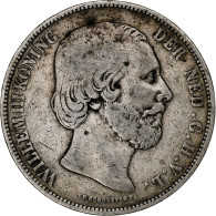 Pays-Bas, William III, 2-1/2 Gulden, 1872, Argent, TB+, KM:82 - 1849-1890 : Willem III