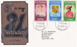 21 St. Birthday Of HRJ The Princess Of Wales - 1982 - Kiribati (1979-...)