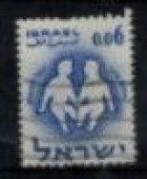 Israël - "Signe Du Zodiaque : Gémeaux" - Oblitéré N° 188 De 1961 - Usados (sin Tab)