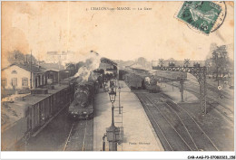 CAR-AAGP3-51-0279 - CHALONS-SUR-MARNE - La Gare - Train - Châtillon-sur-Marne