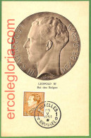 32647 - BELGIUM -  MAXIMUM CARD  - 1951 -  Royalty, Leopold III - 1951-1960