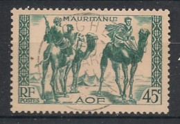 MAURITANIE - 1939-40 - N°YT. 105 - Méharistes 45c - Oblitéré / Used - Gebraucht