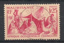 MAURITANIE - 1939-40 - N°YT. 111 - Nomades 1f25 - Oblitéré / Used - Usati