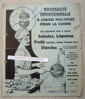 Nouveauté Sensationnelle à Usages Multiples Pour La Cuisine, Agent A. Bertrand, Rue Van Campenhout, Bruxelles 1936 - Collezioni