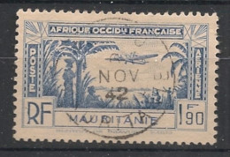 MAURITANIE - 1940 - Poste Aérienne PA N°YT. 1 - Avion 1f90 - Oblitéré / Used - Oblitérés