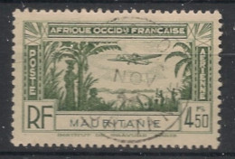MAURITANIE - 1940 - Poste Aérienne PA N°YT. 3 - Avion 4f50 - Oblitéré / Used - Usati