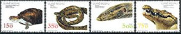 GUINEE BISSAU 2002 - Reptiles - 4 V. - Snakes