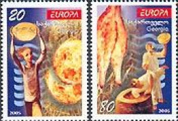 GEORGIE 2005 - Europa - La Gastronomie - 2 V. - 2005