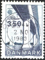 Used Stamp Europa Cept Bridge Boat 1983 From Denmark - 1983