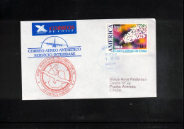 Chile 2000 Antarctica - Aerial Base Presidente Eduardo Frei M. Interesting Cover - Bases Antarctiques