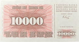 Bosnia 10.000 Dinara, P-17 (25.1.1993) - UNC - Bosnie-Herzegovine