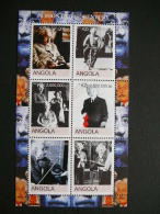 Einstein Science Nobel Prize Bike Violin Instrument Music # Angola 2000 MNH # Famous People - Albert Einstein