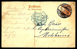 COURRIER DE ALTENHEIM POSTÉ À DETTWEILER - POUR MOLSHEIM - Cartas & Documentos