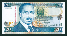 # # # Banknote Kenia (Kenya) 20 Shillingi 1996 (P-35) UNC # # # - Kenya