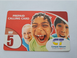 CURACAO NAF 5 ,-3 CHILDREN / T CELLULAIR CALLINGCARD   DIGICEL   ** 17073** - Antilles (Netherlands)