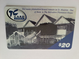 St MAARTEN $20,- ST MAARTEN BELVEDERE PLANTATION HOUSE ** 17074 ** - Antilles (Netherlands)