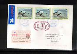 Chile 1999 Antarctica - Base Presidente Eduardo Frei Montalva Interesting Cover - Bases Antarctiques