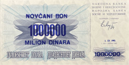 Bosnia 1.000.000 Dinara, P-35a (1.9.1993) - UNC - Bosnien-Herzegowina