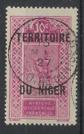 NIGER - 1925-26 - N°YT. 25 - Targui 10c - Oblitéré / Used - Oblitérés