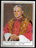 Zaire - Bloc 42 (BL42) - Pape Jean-Paul II - 1980 - MNH - Neufs