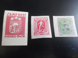 3 Timbres Poste Local  Essen - Befoerderung Hanau - Nuovi