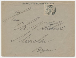 Trein Kleinrondstempel Rotterdam - Vlissingen V 1894 - Cartas & Documentos
