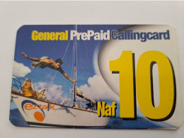 CURACAO NAF 10  GENERAL PREPAID CALLINGCARD, EZ TALK  THINN CARD     ** 17086** - Antilles (Netherlands)