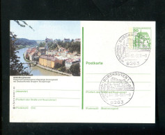 BUNDESREPUBLIK DEUTSCHLAND - 1980, Bildpostkarte Mit Bild Und Stempel "BURGHAUSEN" (A2355) - Bildpostkarten - Gebraucht