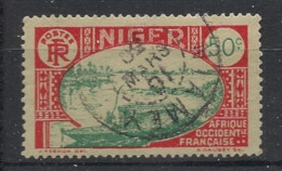 NIGER - 1926-38 - N°YT. 41 - Embarcation 50c - Oblitéré / Used - Oblitérés