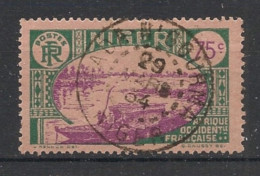 NIGER - 1926-38 - N°YT. 43 - Embarcation 75c - Oblitéré / Used - Oblitérés