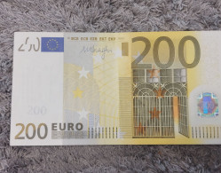 European Union  200 Euro Banknote 2002 Rare Z Series Belgien 200€ 2002 - 200 Euro
