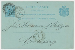 Trein Kleinrondstempel Amsterdam - Zutphen V 1892 - Cartas & Documentos