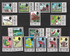 TRINIDAD ET TOBAGO 1969 COURANTS-FLEURS-OISEAUX-ARMOIRIES-BATEAUX YVERT N°231/246 NEUF MNH** - Trinidad & Tobago (1962-...)